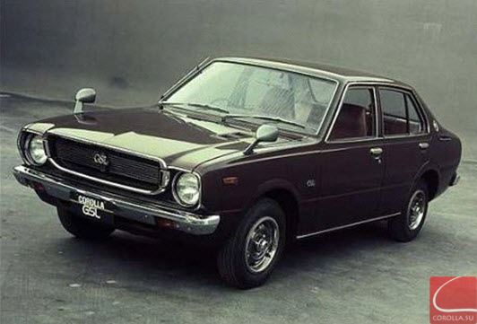 Toyota Corolla с 1966 года.