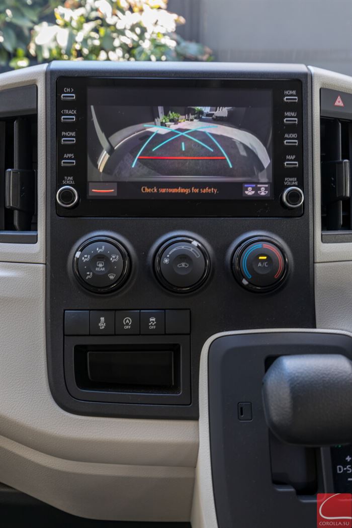 Колесо Отзывы 2021 Toyota Hiace LWB Turbo Diesel Белый Интерьер Камера заднего вида