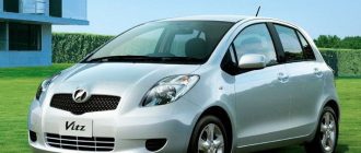 Toyota Vitz: обзор и технические характеристики