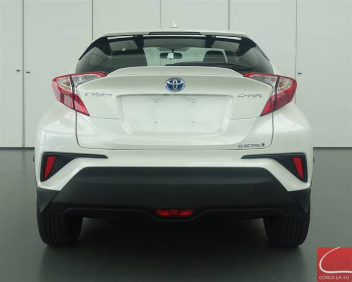 Toyota C-HR electric from China rear