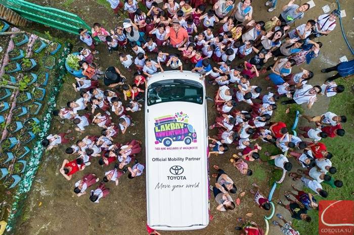 Toyota Lite Ace brings storybooks to children for 'Lakbay-Kuwentuhan' caravan