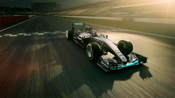 Mercedes AMG Petronas F1 Car 4K HD обои
