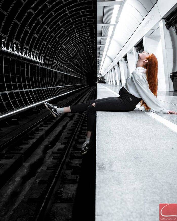 Контрасты Московского метро Метро, Москва, Девушки, Фотография