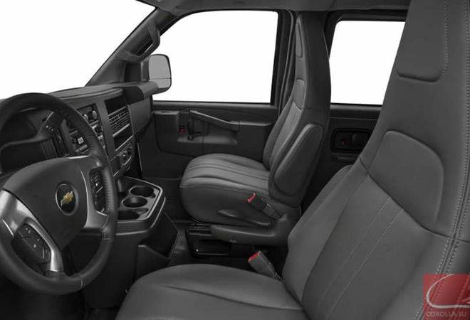 Chevrolet Express Passenger 2023 Удобные ковшеобразные передние сидения. Авто Премиум Груп