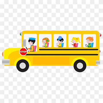 желтый школьный автобус, школьный автобус мультфильм, школьный автобус, ребенок, школьные принадлежности, мультфильм ребенок png thumbnail
