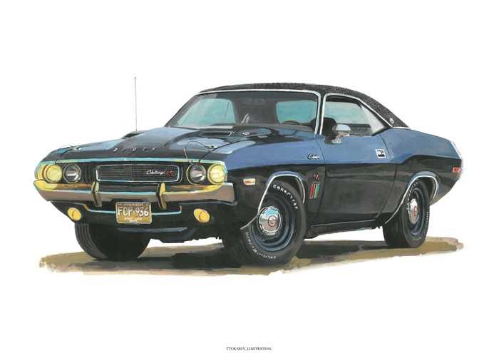 Культовые машины Dodge Challenger 1970 Черный призрак: история и технические особенности