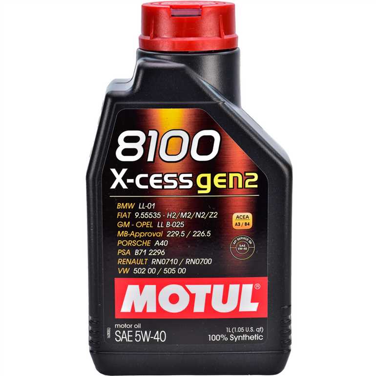 MOTUL 8100 X-cess 5W-40 Gen2: полное руководство по реализации эффективной моторной смазки
