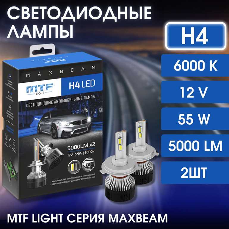 Описание светодиодных ламп MTF-Light