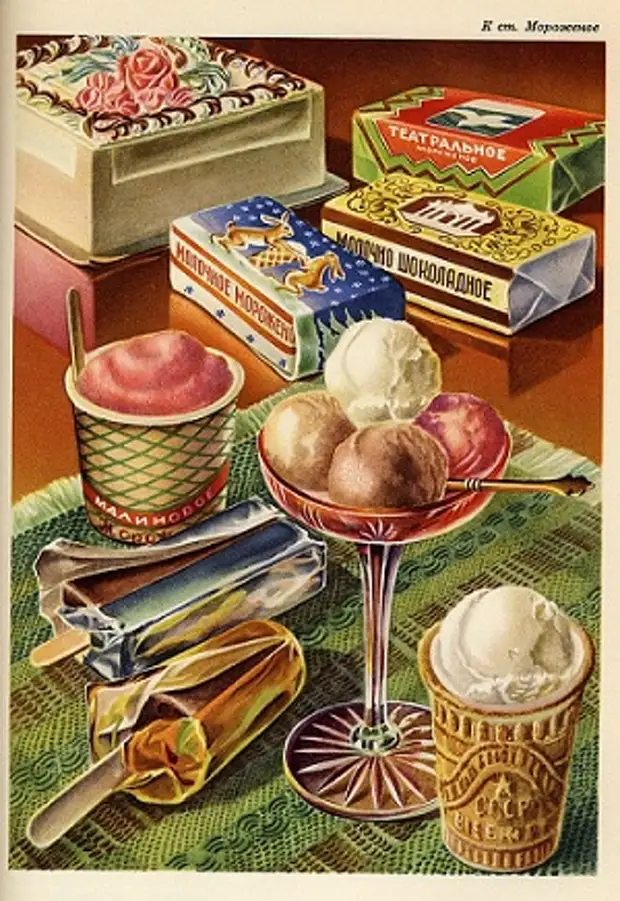 Передовые технологии в производстве советского мороженого