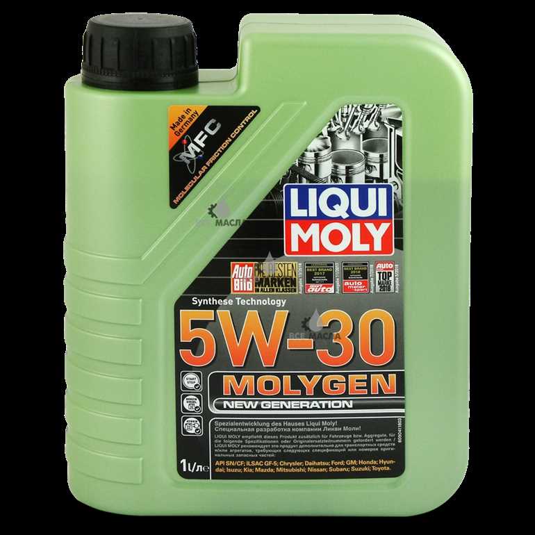 Моторное масло Liqui Moly 5W30 молиген: описание, преимущества, инструкция по применению