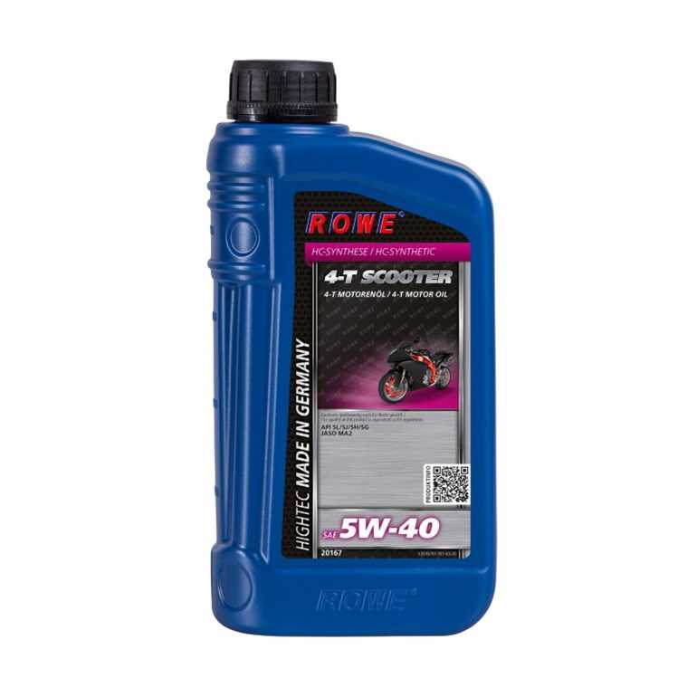Моторное масло ROWE Hightec Synt RSi 5W40, 4л: основные характеристики и рекомендуемые товары