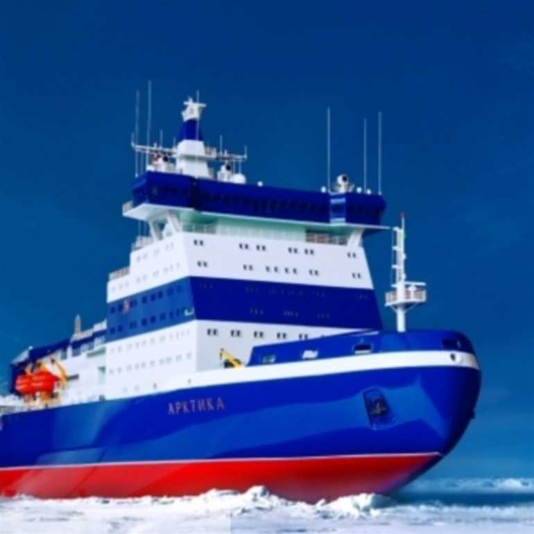 В Петербурге спущен на воду самый мощный в мире атомный ледокол Арктика
